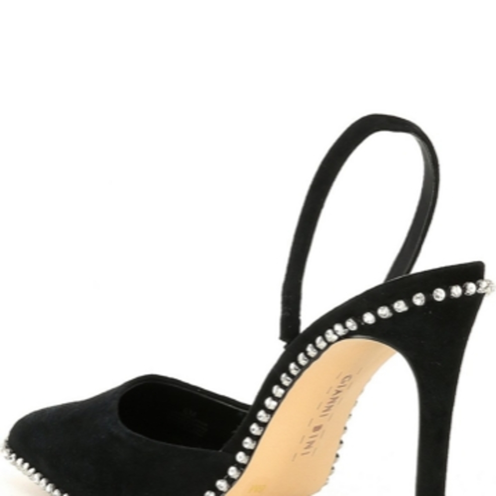 Elegant Black Slingback Heels